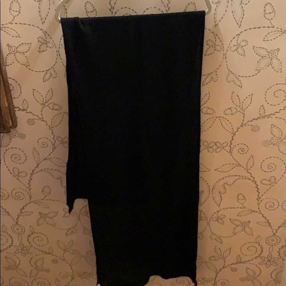 White and warren black cashmere scarf